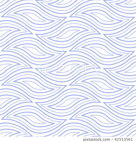 The geometric pattern with wavy lines. Seamless The geometric pattern with wavy lines. Seamless 42553561