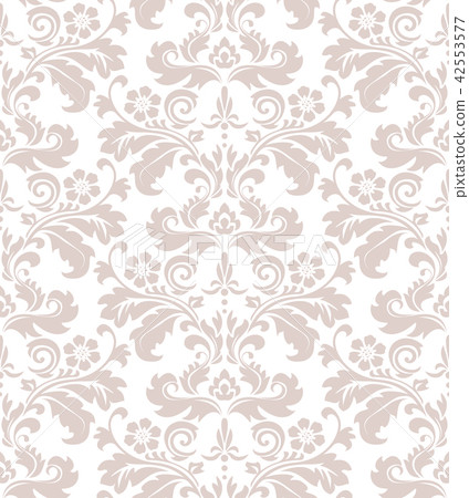 Wallpaper in the style of Baroque. A seamless Wallpaper in the style of Baroque. A seamless 42553577