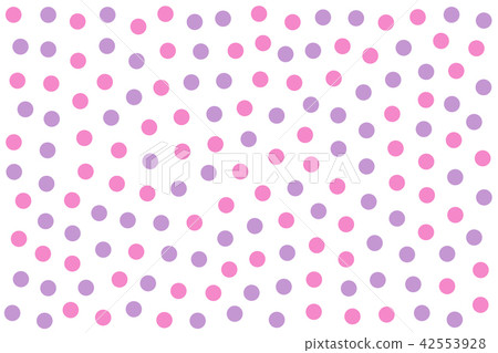 Pink and purple dots as background over white Pink and purple dots as background over white 42553928