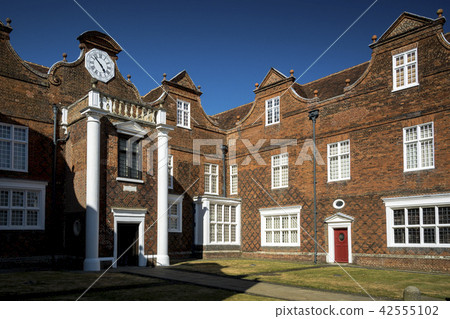 Entrance to Christchurch Mansion in grounds of par Entrance to Christchurch Mansion in grounds of par 42555102