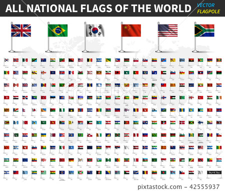 All national flags of the world . All national flags of the world . 42555937