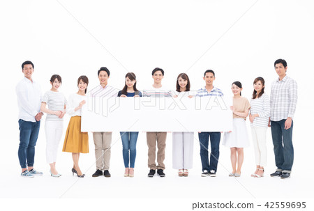 Young people (white board) 42559695