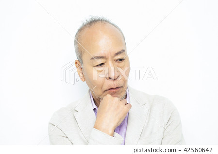 男性高級肖像面部表情 42560642