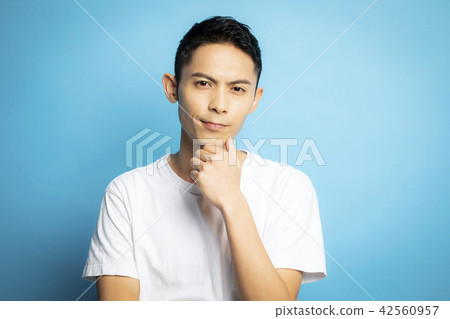 Male portrait facial expression Male portrait facial expression 42560957
