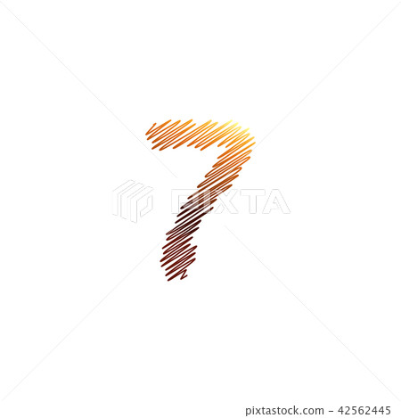 Colorful number logo icon template vector - Stock Illustration ...