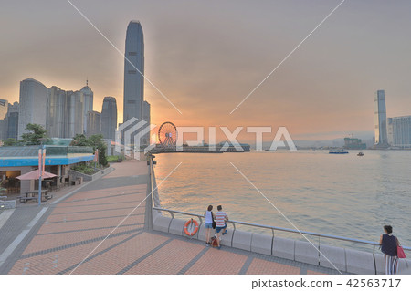 Tamar Park in view of central Hong Kong 42563717