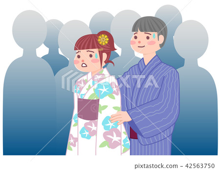 My boyfriend who is feeling sick in the crowd 42563750