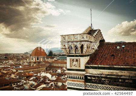 Florence old building roof 42564497
