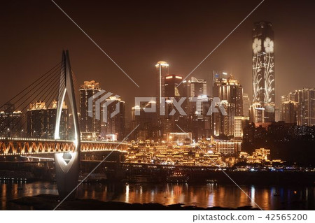 Chongqing bridge night 42565200