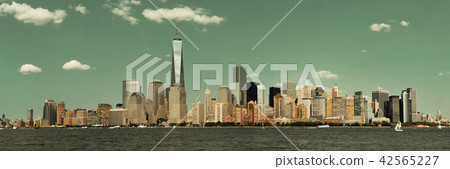Manhattan downtown skyline Manhattan downtown skyline 42565227