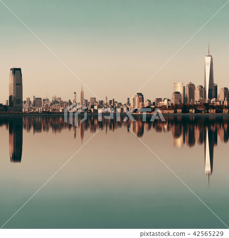 Manhattan downtown skyline Manhattan downtown skyline 42565229