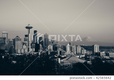Seattle city skyline Seattle city skyline 42565642