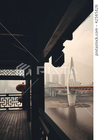 Chongqing bridge at Hongyadong 42565826
