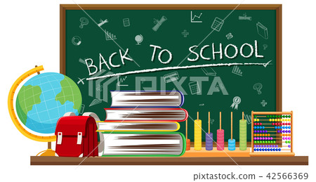 Back to school and learning elements 42566369