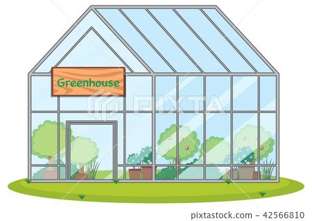 large greenhouse with plants large greenhouse with plants 42566810