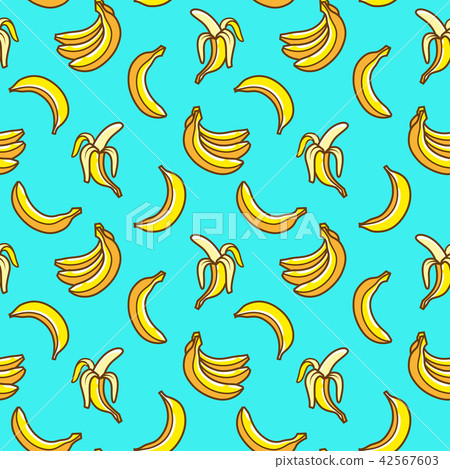 Vector pattern bananas. Vector pattern bananas. 42567603