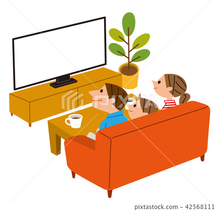 Watch TV Family Watch TV Family 42568111
