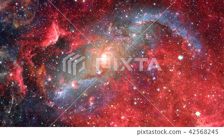 Spiral galaxy in space. Spiral galaxy in space. 42568245
