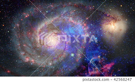 Galaxy and nebula. Galaxy and nebula. 42568247