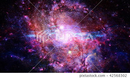 Image of the nebula in deep space. 42568302