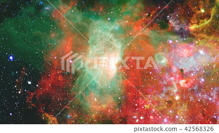 Nebula and galaxies in dark space. Nebula and galaxies in dark space. 42568326