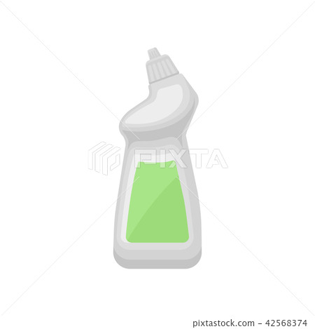 Plastic bottle of cleaning product, household cleaning chemical product container vector Plastic bottle of cleaning product, household cleaning chemical product container vector 42568374
