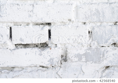 White Brick Wall Texture 42568540