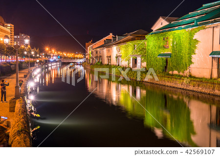 "Hokkaido" Otaru Canal · Night view 42569107