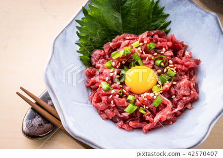 Horse meat Yukke Horse meat Yukke 42570407