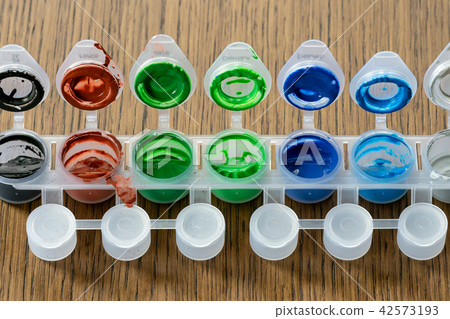 Palette mix watercolors. Palette mix watercolors. 42573193