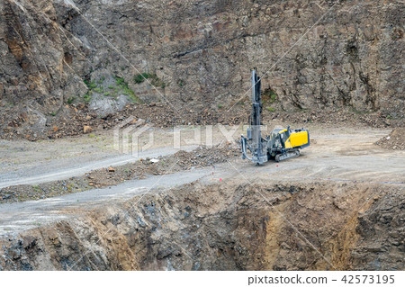 Opencast mining quarry with mining Opencast mining quarry with mining 42573195