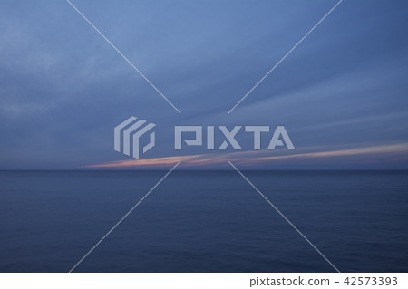 Japan Sea sunset view from the Godoyo Line 42573393