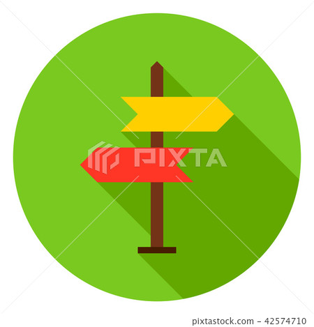 Navigation Sign Circle Icon 42574710