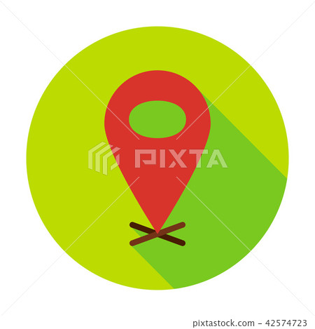 Map Pin Circle Icon 42574723