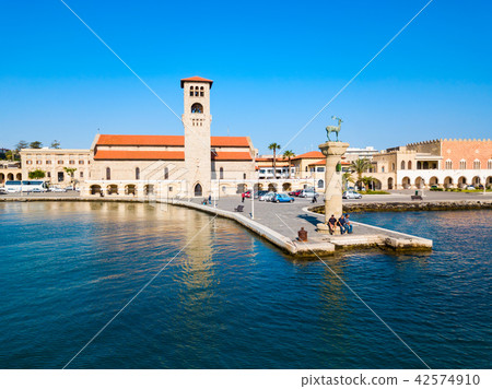 Rhodes Colossus and Evangelismos Church 42574910