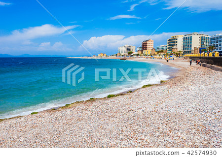 Rhodes island city beach, Greece Rhodes island city beach, Greece 42574930