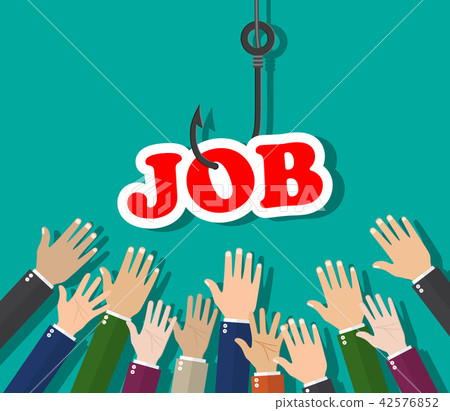 Job on a hook. - Stock Illustration [42576852] - PIXTA