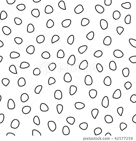 Seamless Vector Background With Random Shapes - Stock Illustration ...