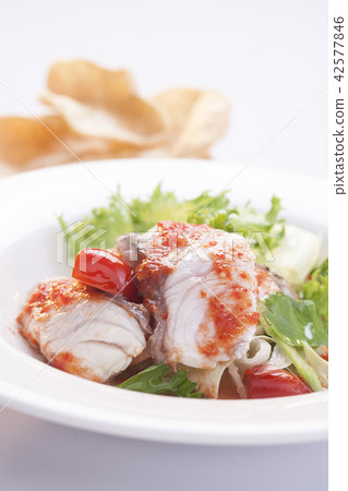 barramundi spicy salad barramundi spicy salad 42577846