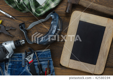 decoration the sign of USA labor day background 42580194