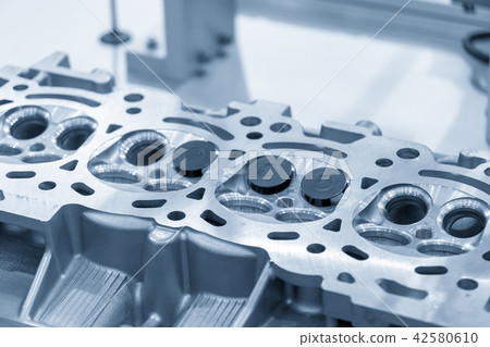 The cylinder head with the valve 42580610