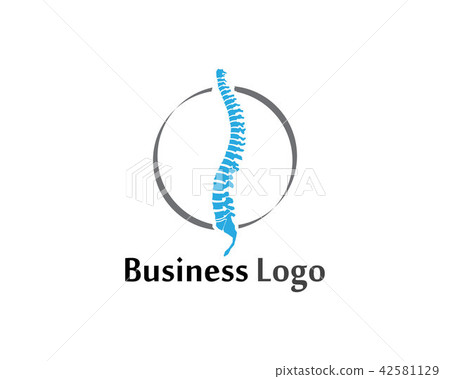 Spine diagnostics symbol logo template  42581129