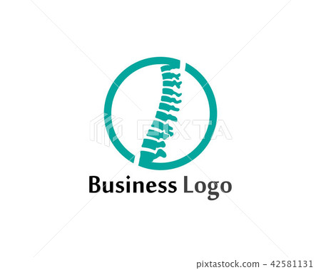 Spine diagnostics symbol logo template  42581131