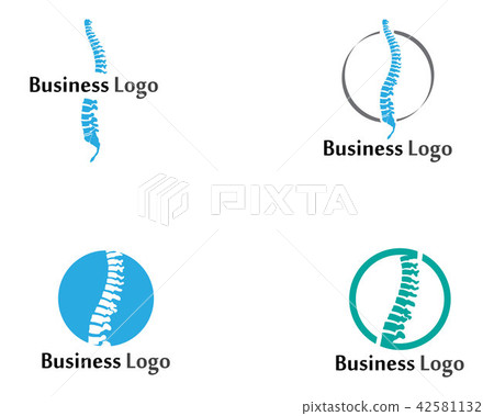 Spine diagnostics symbol logo template  42581132