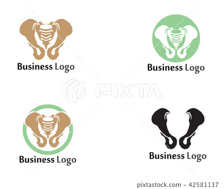 Spine diagnostics symbol logo template  42581137