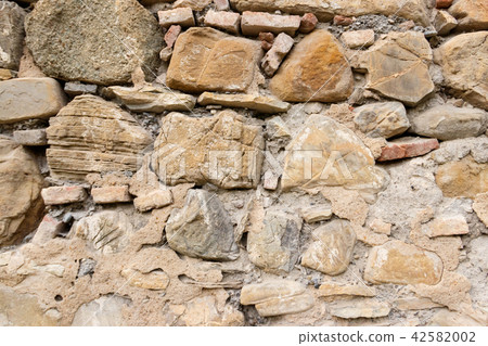 Background of the old stone wall 42582002