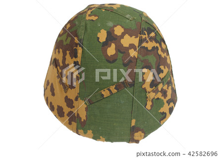 kevlar helmet with a camouflage cover kevlar helmet with a camouflage cover 42582696