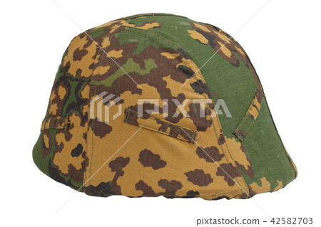 kevlar helmet with a camouflage cover 42582703