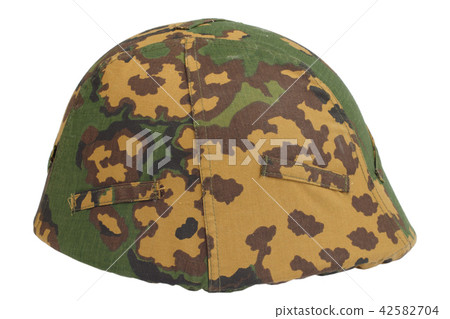 kevlar helmet with a camouflage cover 42582704