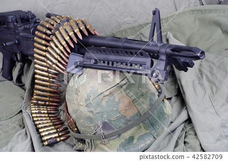 Vietnam war period concept background 42582709